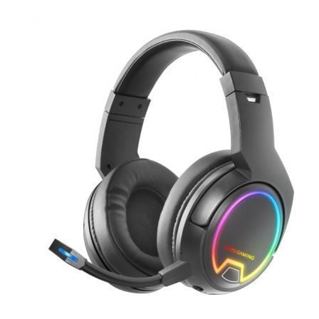 Auriculares Gaming Inalámbricos con Micrófono Mars Gaming MHW100/ Jack 3.5/ Negros