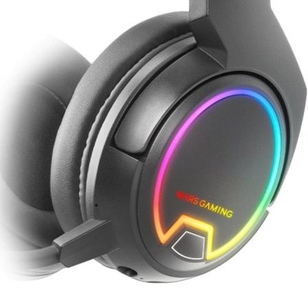 Auriculares Gaming Inalámbricos con Micrófono Mars Gaming MHW100/ Jack 3.5/ Negros