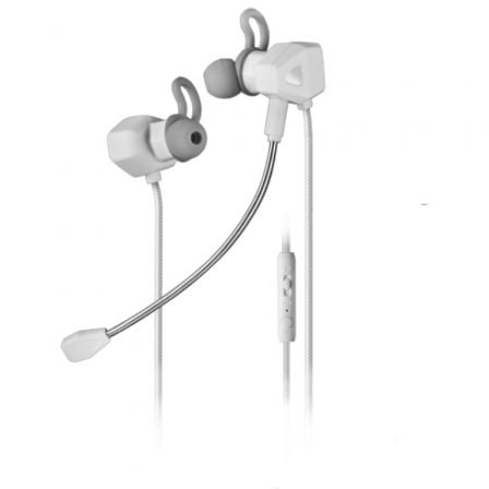 Auriculares Gaming con Micrófono Mars Gaming MIHXW/ Jack 3.5/ Blancos