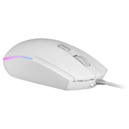 Ratón Gaming Mars Gaming MMGW/ Hasta 3200 DPI/ Blanco