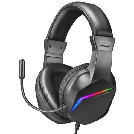 Pack Gaming Mars Gaming MCP-RGB3/ Teclado RGB + Ratón Óptico + Alfombrilla XXL + Auriculares