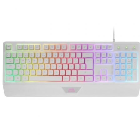 Pack Gaming Mars Gaming MCP124/ Teclado H-MECH  + Ratón Óptico + Alfombrilla/ Blanco