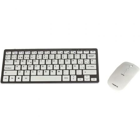 Teclado y Ratón Inalámbricos Tacens Levis Combo V2/ Blanco