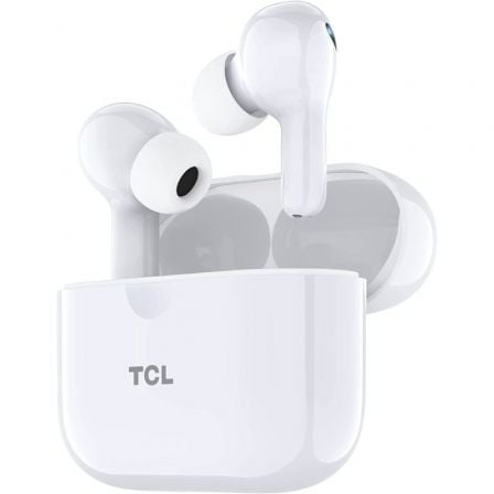 Auriculares Bluetooth TCL MoveAudio S108 con estuche de carga/ Autonomía 6h/ Blancos