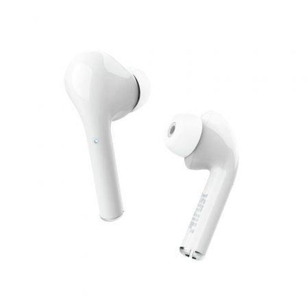 Auriculares Bluetooth Trust Nika Touch con estuche de carga/ Autonomía 6h/ Blancos