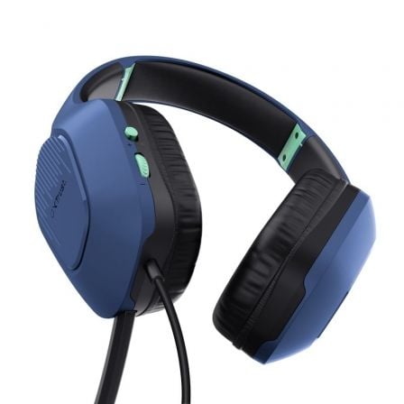 Auriculares Gaming con Micrófono Trust Gaming GXT 415 Zirox/ Jack 3.5/ Azules