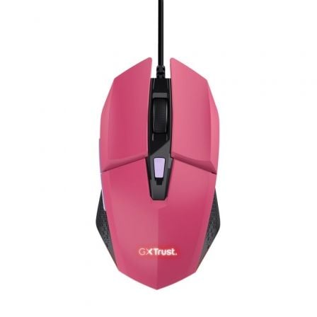 Ratón Gaming Trust Gaming GXT 109 Felox/ Hasta 6400 DPI/ Rosa