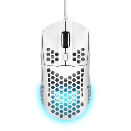 Ratón Gaming Trust Gaming GXT 929W Helox/ Hasta 6400 DPI/ Blanco