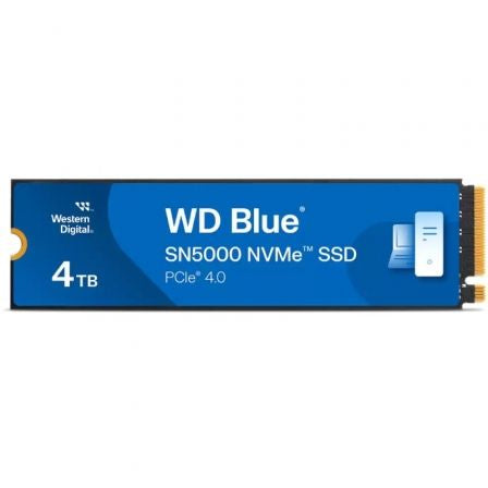 Disco SSD Western Digital WD Blue SN5000 4TB/ M.2 2280 PCIe