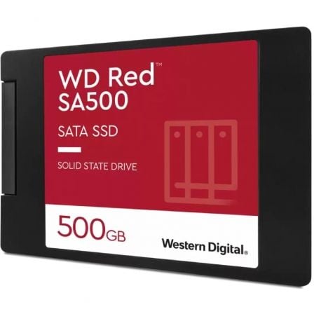 Disco SSD Western Digital WD Red SA500 NAS 500GB/ SATA III