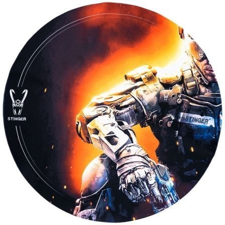 Alfombra Gaming Woxter Stinger Floorpad SOLDIER/ Iron