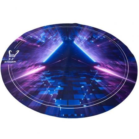 Alfombra Gaming Woxter Stinger Floorpad FUTURE/ Púrpura