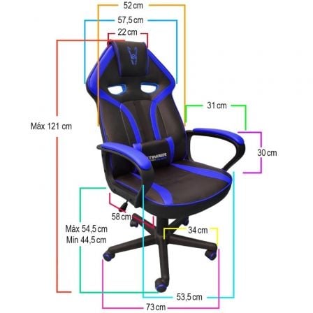 Silla Gaming Woxter Stinger Station Alien/ Azul