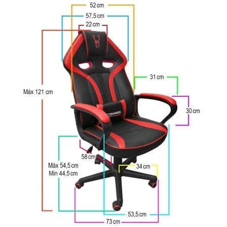 Silla Gaming Woxter Stinger Station Alien/ Roja