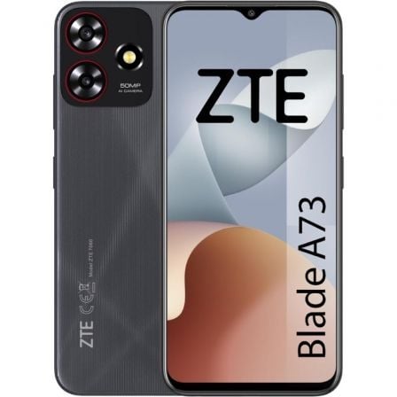 Smartphone ZTE Blade A73 4GB/ 128GB/ 6.6"/ Negro Espacio